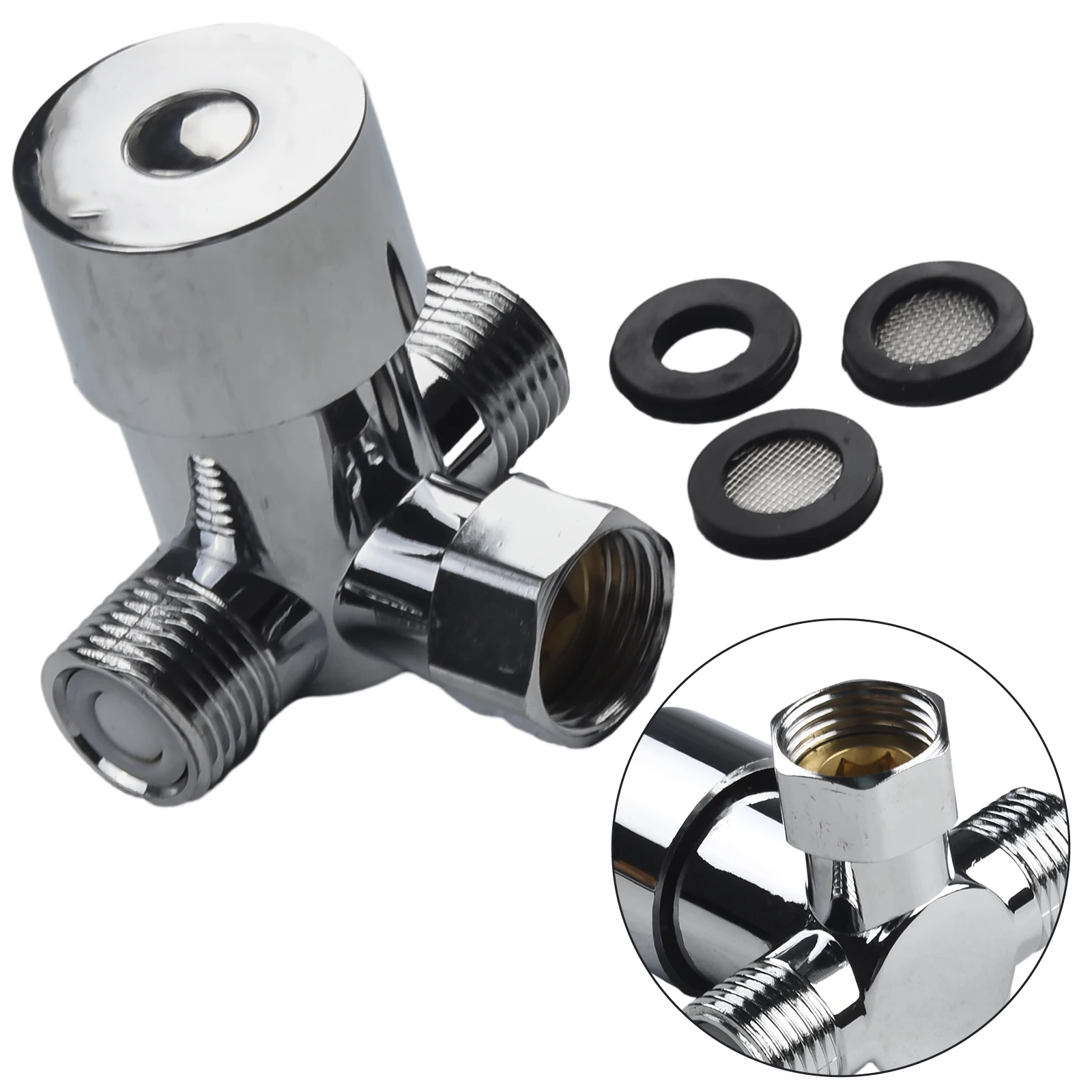Inlet Valve Mixing Valve Induction Tap Thermostatic Thickened Brass Wash Basin Water Valver Adjustable High Quality
Inlet Valve Mixing Valve Induction Tap Thermostatic Thickened Brass Wash Basin Water Valver Adjustable High Quality