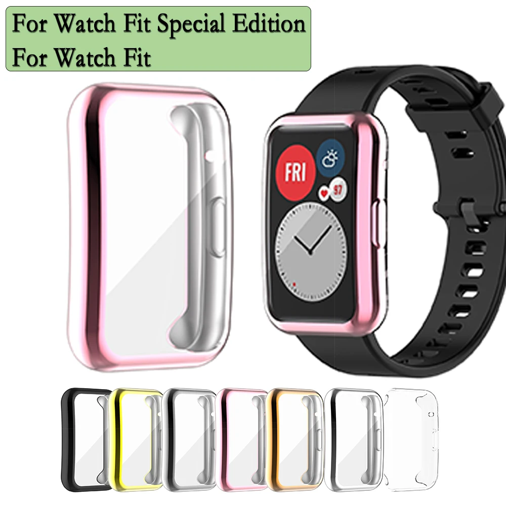 For Huawei Watch Fit Special Edition High Quality Soft TPU Screen Protective Cover Watch Shell Case Smart Accessorie 
For Huawei Watch Fit Special Edition High Quality Soft TPU Screen Protective Cover Watch Shell Case Smart Accessorie