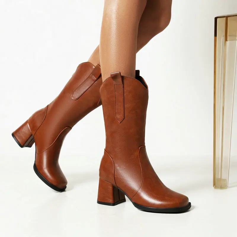 Vintage Solid Leather Motorcycle Boots 2023 Winter New Simple Elevated Thick Sole Fashion British Style Square Heel Long Boots
Vintage Solid Leather Motorcycle Boots 2023 Winter New Simple Elevated Thick Sole Fashion British Style Square Heel Long Boots