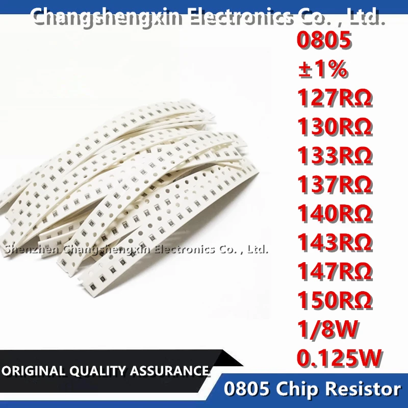 100PCS 0805 SMT Chip Resistor Tolerance ±1% Resistance 127RΩ 130RΩ 133RΩ 137RΩ 140RΩ 143RΩ 147RΩ 150RΩ Ohms 1/8W 0.125W
100PCS 0805 SMT Chip Resistor Tolerance ±1% Resistance 127RΩ 130RΩ 133RΩ 137RΩ 140RΩ 143RΩ 147RΩ 150RΩ Ohms 1/8W 0.125W