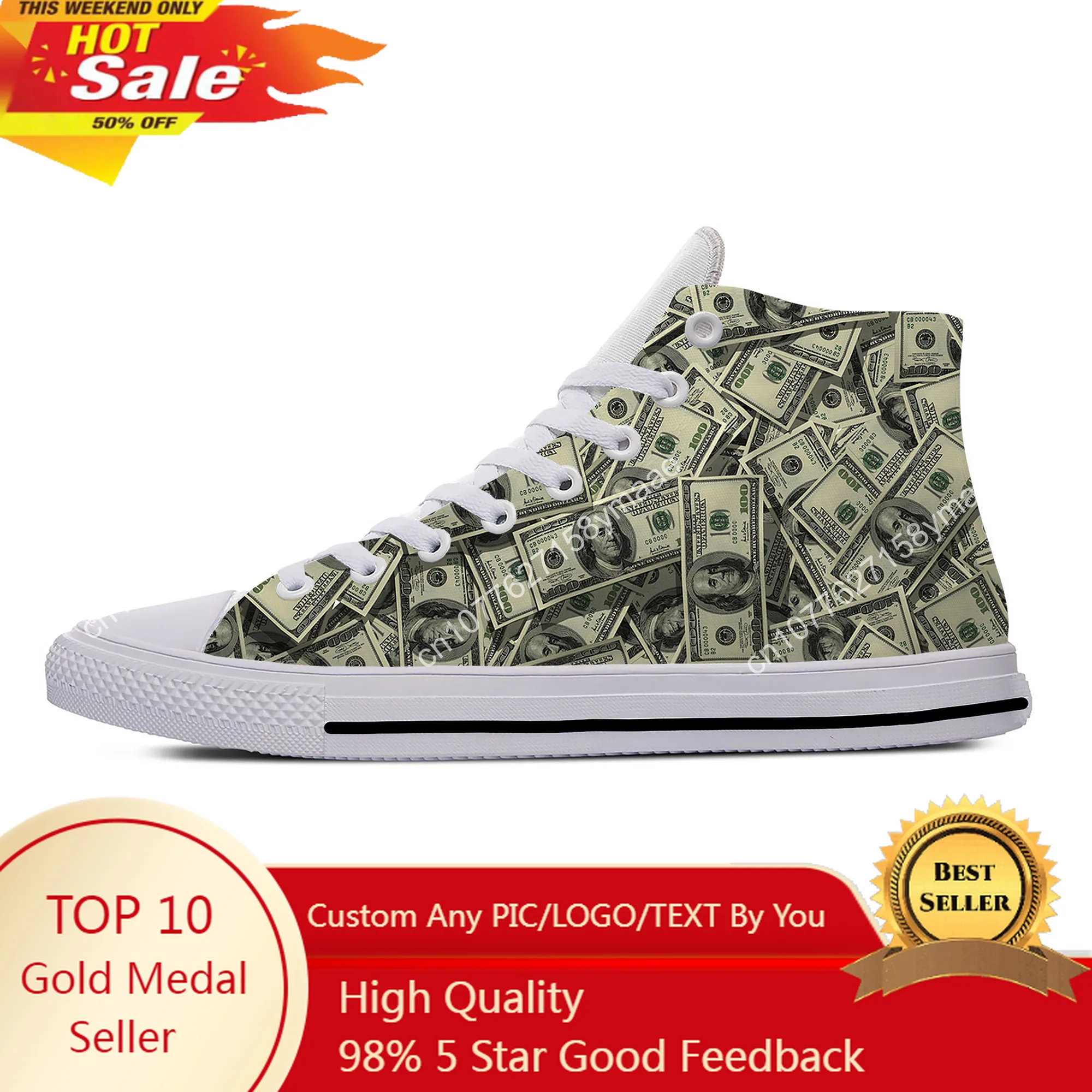 Hot Summer Gothic Dollar Dollars Money Anime Latest Cartoon Shoes High Top Lightweight Men Women Sneakers Classic Board Shoes
Hot Summer Gothic Dollar Dollars Money Anime Latest Cartoon Shoes High Top Lightweight Men Women Sneakers Classic Board Shoes