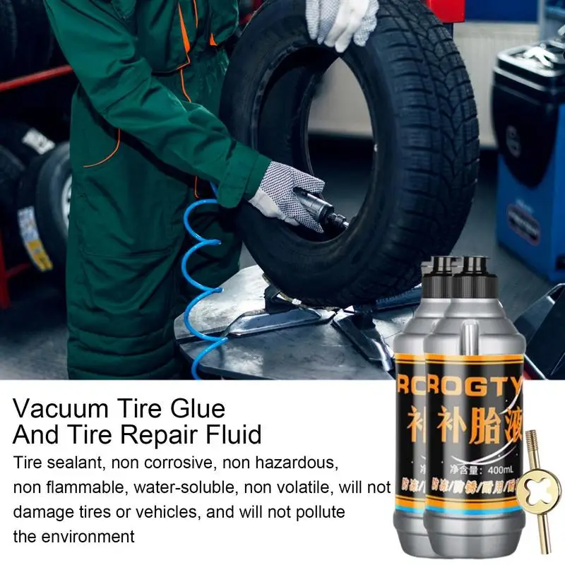 Tire Sealant 400ml Tire Repair Glue Car Tire Puncture Sealant Car Bike Tire Sealant Non destructive Fast Flat Tire Repair Kit
Tire Sealant 400ml Tire Repair Glue Car Tire Puncture Sealant Car Bike Tire Sealant Non destructive Fast Flat Tire Repair Kit