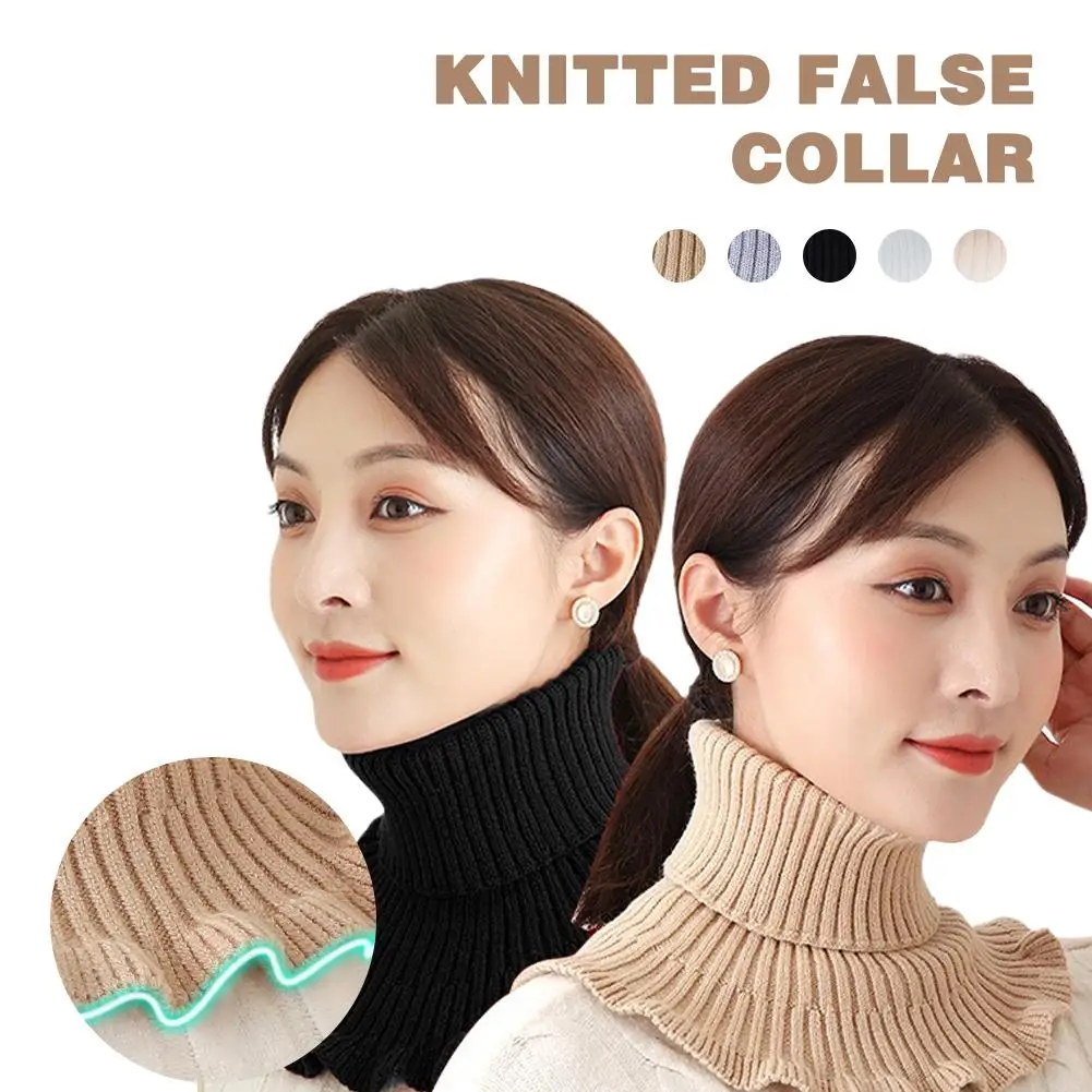 Knitted Collar Scarf Women Turtleneck Knitted False Fake Ruffles Detachable Wrap Collar Winter Warm Scarf Scarf Windproof W Y8O5
Knitted Collar Scarf Women Turtleneck Knitted False Fake Ruffles Detachable Wrap Collar Winter Warm Scarf Scarf Windproof W Y8O5