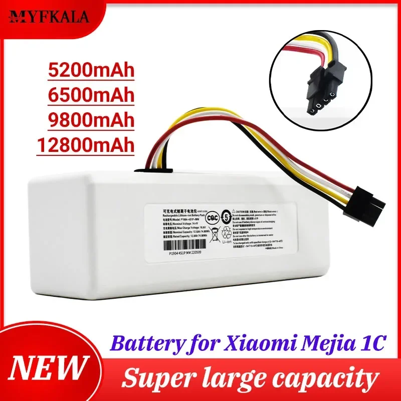 

100% Original Robot Battery 1C P1904-4S1P-MM for Xiaomi Mijia Mi Vacuum Cleaner Sweeping Mopping Robot Replacement Battery G1