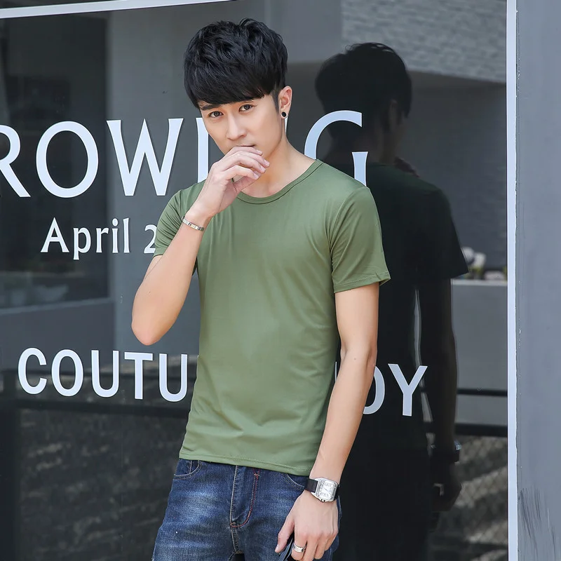 T Shirt Summer Clothes White V-neck Short Sleeve T-shirt Male Half Sleeve Solid Color Slim Fit Shirt Tshirt Casual Tops Tees
T Shirt Summer Clothes White V-neck Short Sleeve T-shirt Male Half Sleeve Solid Color Slim Fit Shirt Tshirt Casual Tops Tees