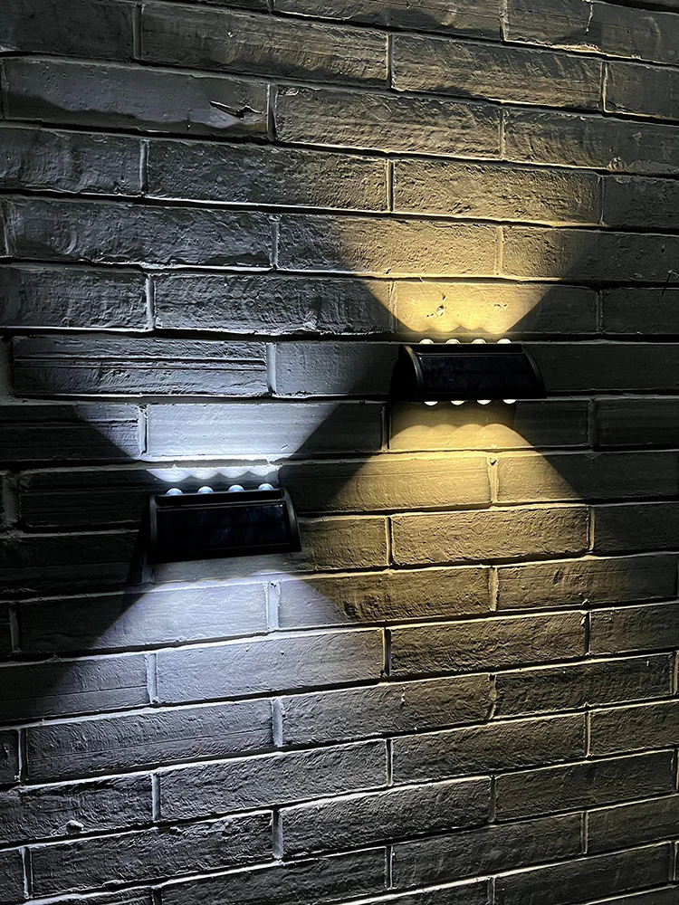 Solar Outdoor Light Garden Wall Lamp Courtyard Wall Washer Outdoor Waterproof up and down Luminous Decorative Aisle Wall Lamp 
Solar Outdoor Light Garden Wall Lamp Courtyard Wall Washer Outdoor Waterproof up and down Luminous Decorative Aisle Wall Lamp