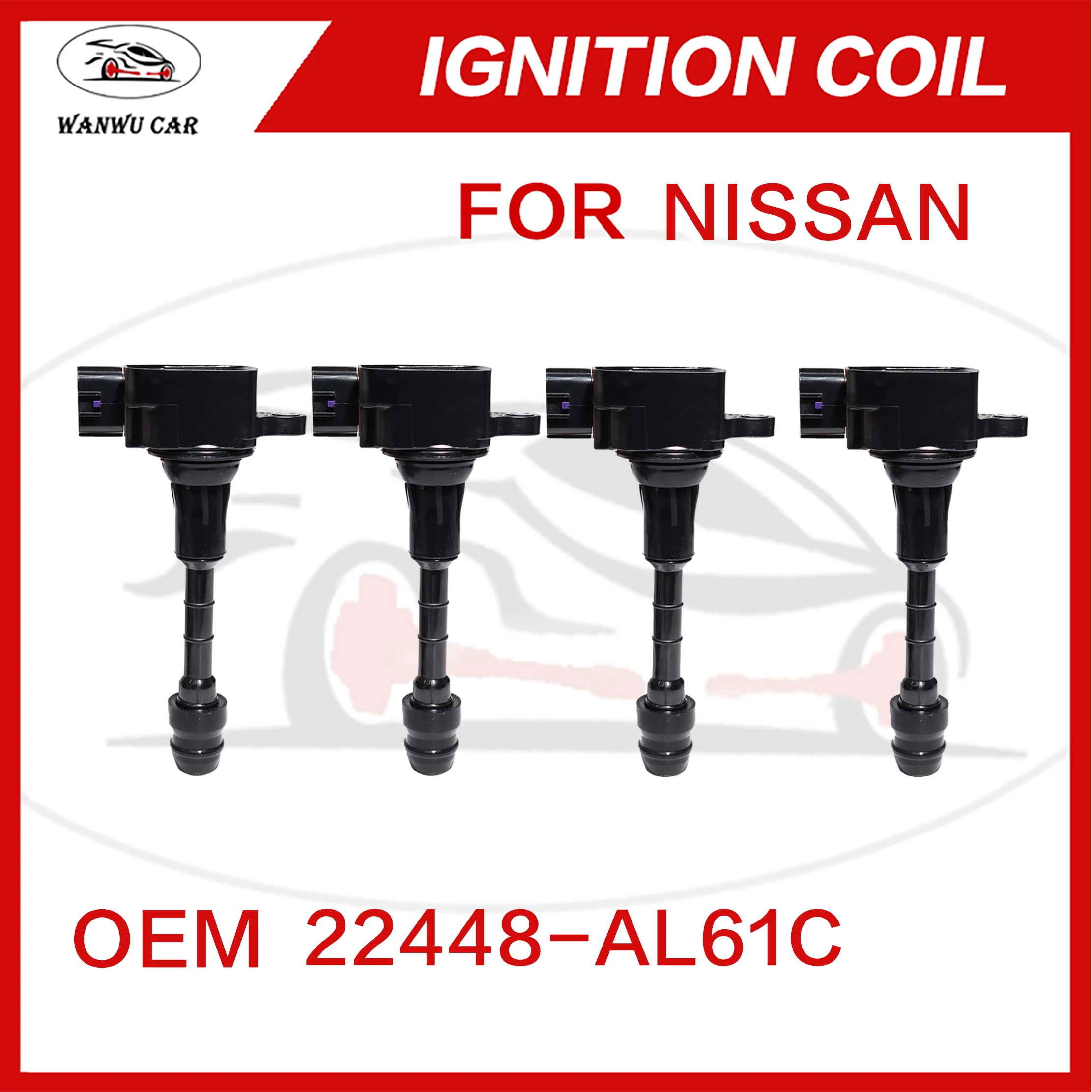 4 шт., воспламенитель катушки зажигания 22448-AL61C для Nissan 350Z Infiniti G35 M35 FX 35
4 шт., воспламенитель катушки зажигания 22448-AL61C для Nissan 350Z Infiniti G35 M35 FX 35