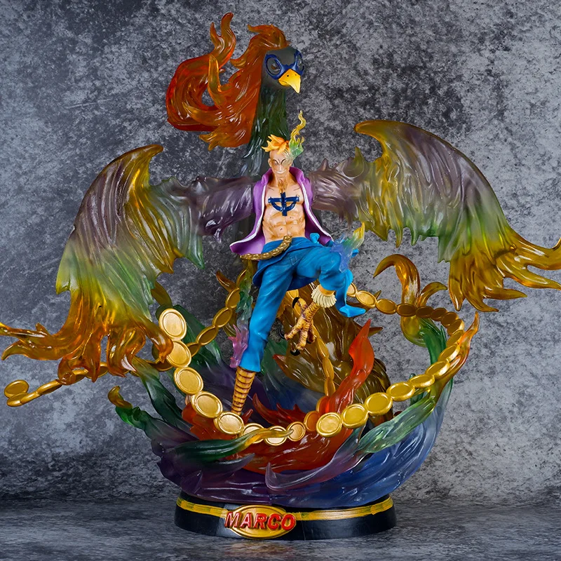 41cm Anime One Piece Whitebeard Pirates Marco Battle Ver. PVC Action Figure Game Statue Collectible Model Kids Toys Doll Gifts
41cm Anime One Piece Whitebeard Pirates Marco Battle Ver. PVC Action Figure Game Statue Collectible Model Kids Toys Doll Gifts