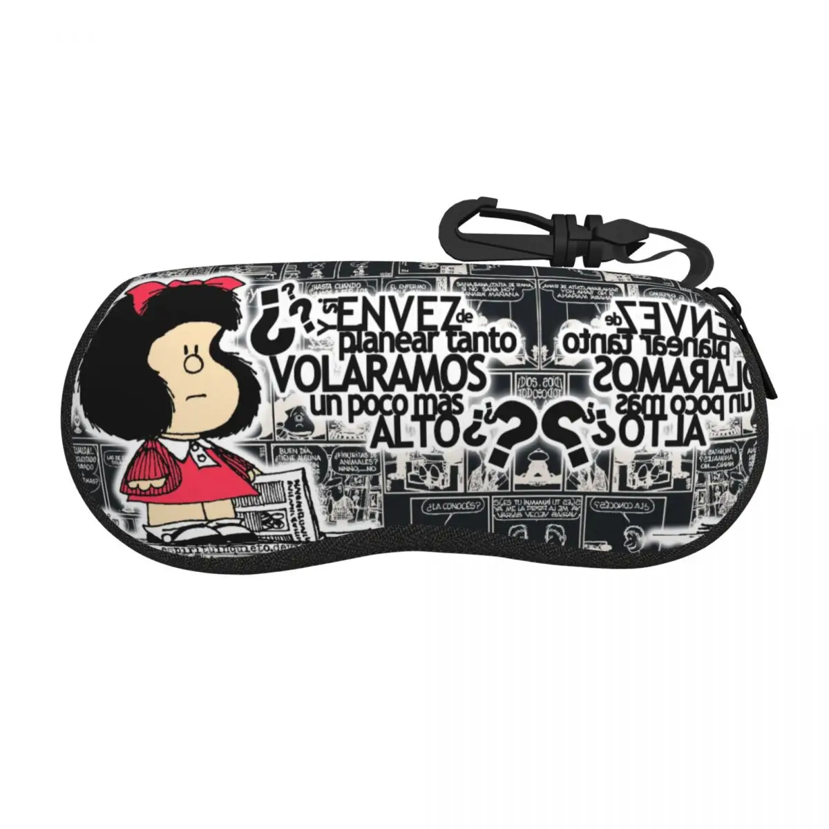 Оригинальные милые Мультяшные очки Mafalda, стильные комиксы с рисунком, оболочка для очков, футляр для солнцезащитных очков
Оригинальные милые Мультяшные очки Mafalda, стильные комиксы с рисунком, оболочка для очков, футляр для солнцезащитных очков