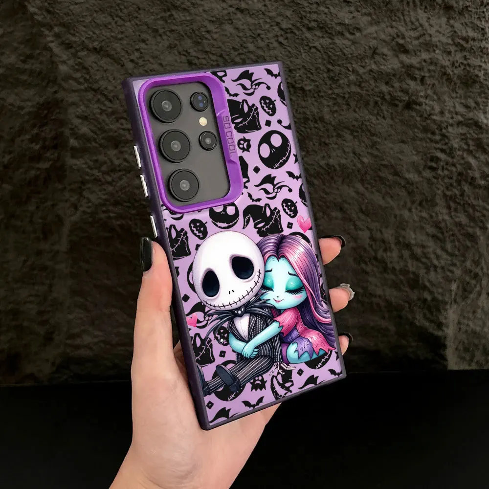 Jacks Sally Skellington Love S25 Case For Samsung S25 S24 Ultra For Galaxy S23 S22 S21 FE S20 Ultra Plus Shockproof Phone Cover Jacks Sally Skellington Love S25 Case For Samsung S25 S24 Ultra For Galaxy S23 S22 S21 FE S20 Ultra Plus Shockproof Phone Cover