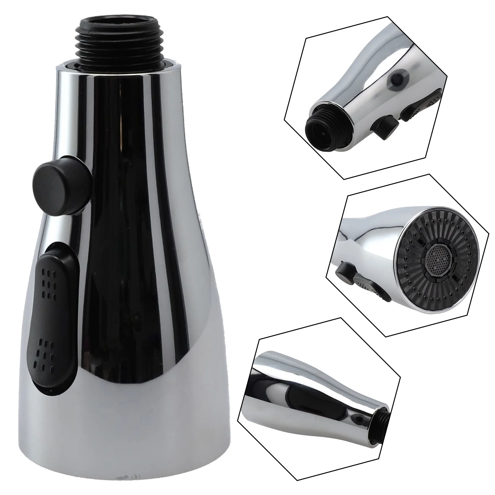 Kitchen Faucet Aerator 3 Modes Splash-Proof Bubbler Replaceable Water Tap Sink Mixer Tap Sprayer Head Filtered Water Tap
Kitchen Faucet Aerator 3 Modes Splash-Proof Bubbler Replaceable Water Tap Sink Mixer Tap Sprayer Head Filtered Water Tap