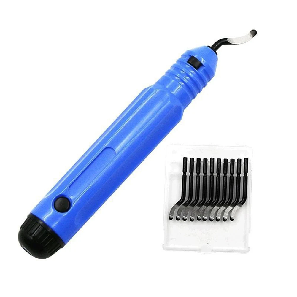 High Quality Practical Durable Handle Blades Blue Deburring Rough Edges Tools NB1100 Rotatable Blade 10PCS/Set
High Quality Practical Durable Handle Blades Blue Deburring Rough Edges Tools NB1100 Rotatable Blade 10PCS/Set