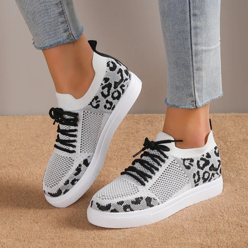 2023 Women's Leopard Tennis Sneakers Summer Autumn New Mesh Breathable Sport Shoes Ladies Walking Running Flats Zapatos De Mujer
2023 Women's Leopard Tennis Sneakers Summer Autumn New Mesh Breathable Sport Shoes Ladies Walking Running Flats Zapatos De Mujer