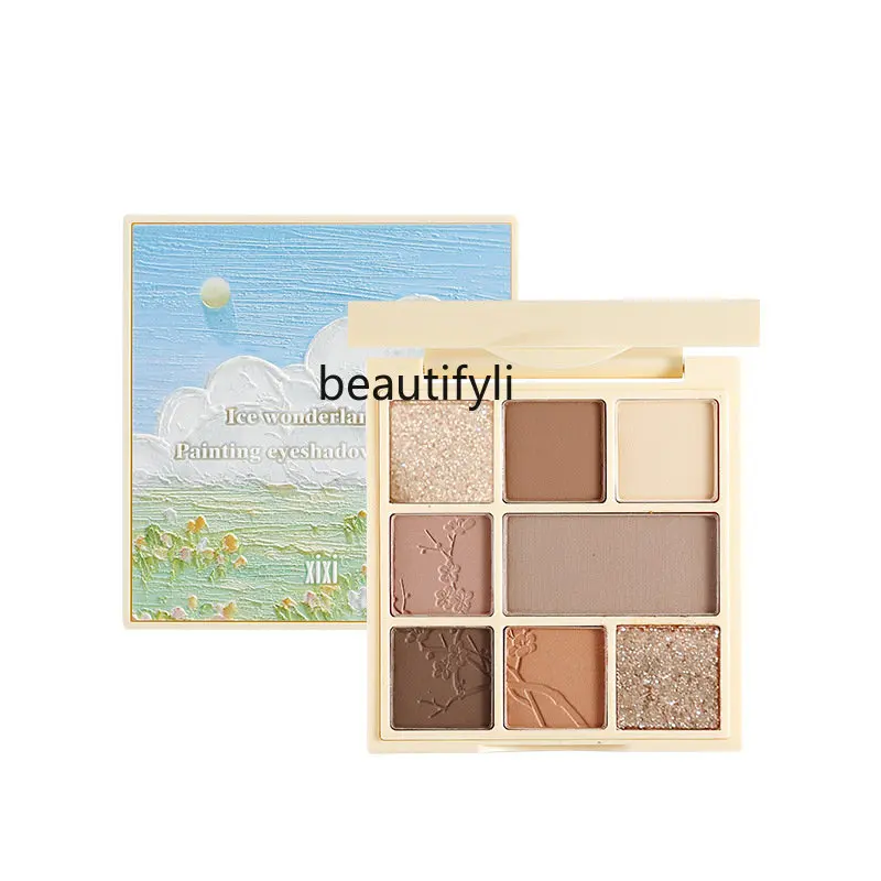 zq Eye Shadow Plate Super Hot Shimmer Matte Thin and Glittering Oil Painting Eye Shadow Plate 
zq Eye Shadow Plate Super Hot Shimmer Matte Thin and Glittering Oil Painting Eye Shadow Plate