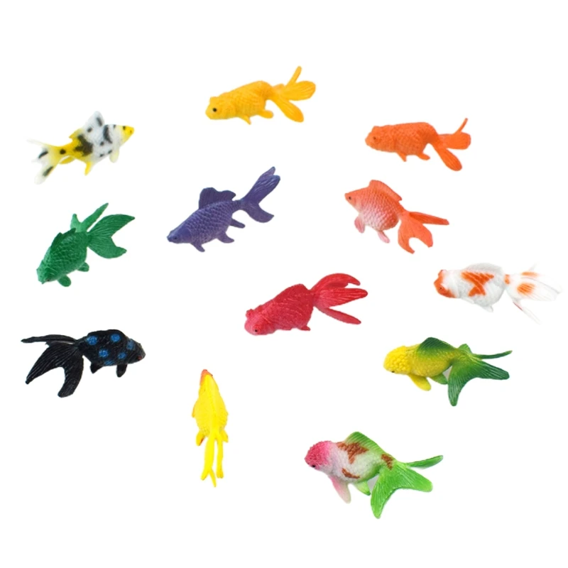 E0BF 12 Pcs/Set Soft PVC Goldfishes Models Epoxy Filling Material Crystal Ocean Resin 3D Mini Fish Modeling Filler
E0BF 12 Pcs/Set Soft PVC Goldfishes Models Epoxy Filling Material Crystal Ocean Resin 3D Mini Fish Modeling Filler