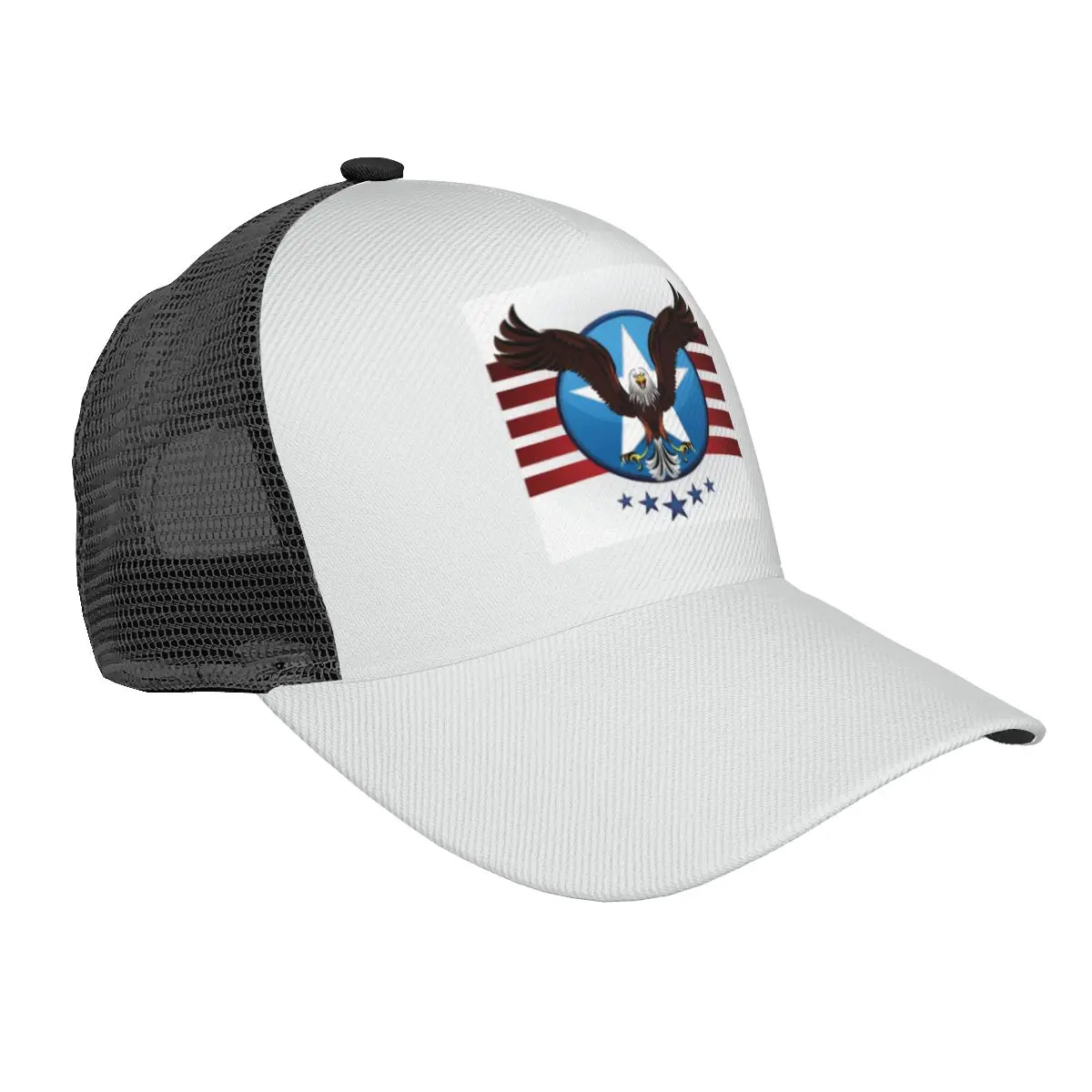 Unisex Cap Casual Mesh Baseball Cap American Bald Eagle Adjustable Snapback Hat For Hip Hop Trucker Cap
Unisex Cap Casual Mesh Baseball Cap American Bald Eagle Adjustable Snapback Hat For Hip Hop Trucker Cap