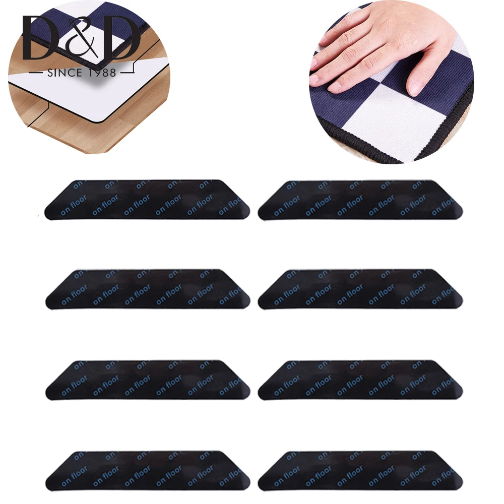 8Pcs/Set Self-adhesive Carpet Sticker Double-sided No Trace Tape Reusable Non-slip Fixed Pad Floor Rug Mat Home Tools
8Pcs/Set Self-adhesive Carpet Sticker Double-sided No Trace Tape Reusable Non-slip Fixed Pad Floor Rug Mat Home Tools