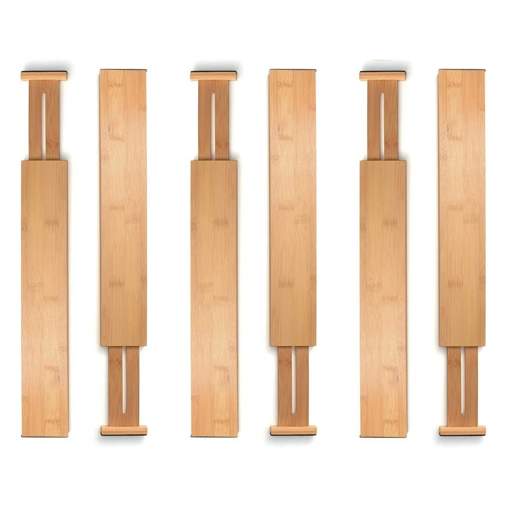 1pc Bamboo Drawer Dividers Bedroom Kitchen Drawer Storage Adjustable Expandable Drawer Dividers for Cupboard Cabinet Wardrobe
1pc Bamboo Drawer Dividers Bedroom Kitchen Drawer Storage Adjustable Expandable Drawer Dividers for Cupboard Cabinet Wardrobe