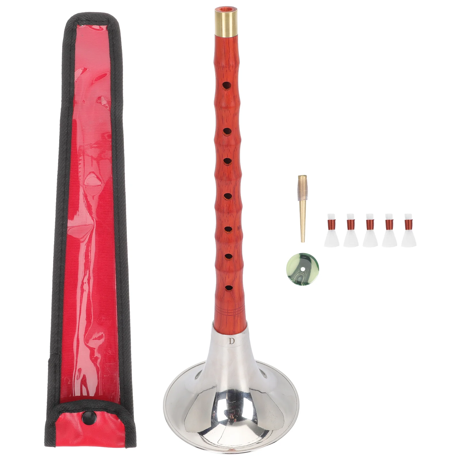 Suona Set D Key Suona Chinese Wind Instrument with Cover Folk Instrument for Beginner
Suona Set D Key Suona Chinese Wind Instrument with Cover Folk Instrument for Beginner
