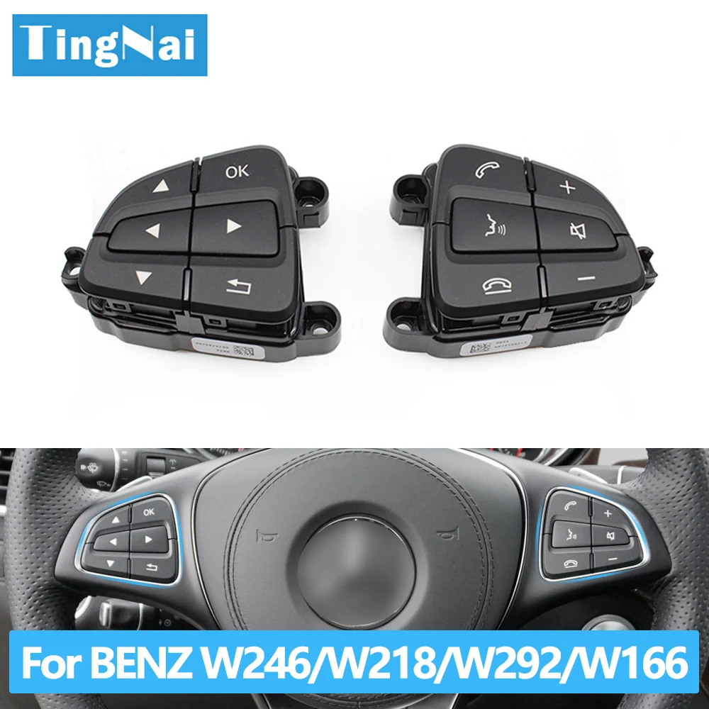 W166 W156 W246 Car Multi-function Steering Wheel Control Switch Buttons Phone Key For Mercedes BENZ A B GLS GLE Class 0999050600
W166 W156 W246 Car Multi-function Steering Wheel Control Switch Buttons Phone Key For Mercedes BENZ A B GLS GLE Class 0999050600