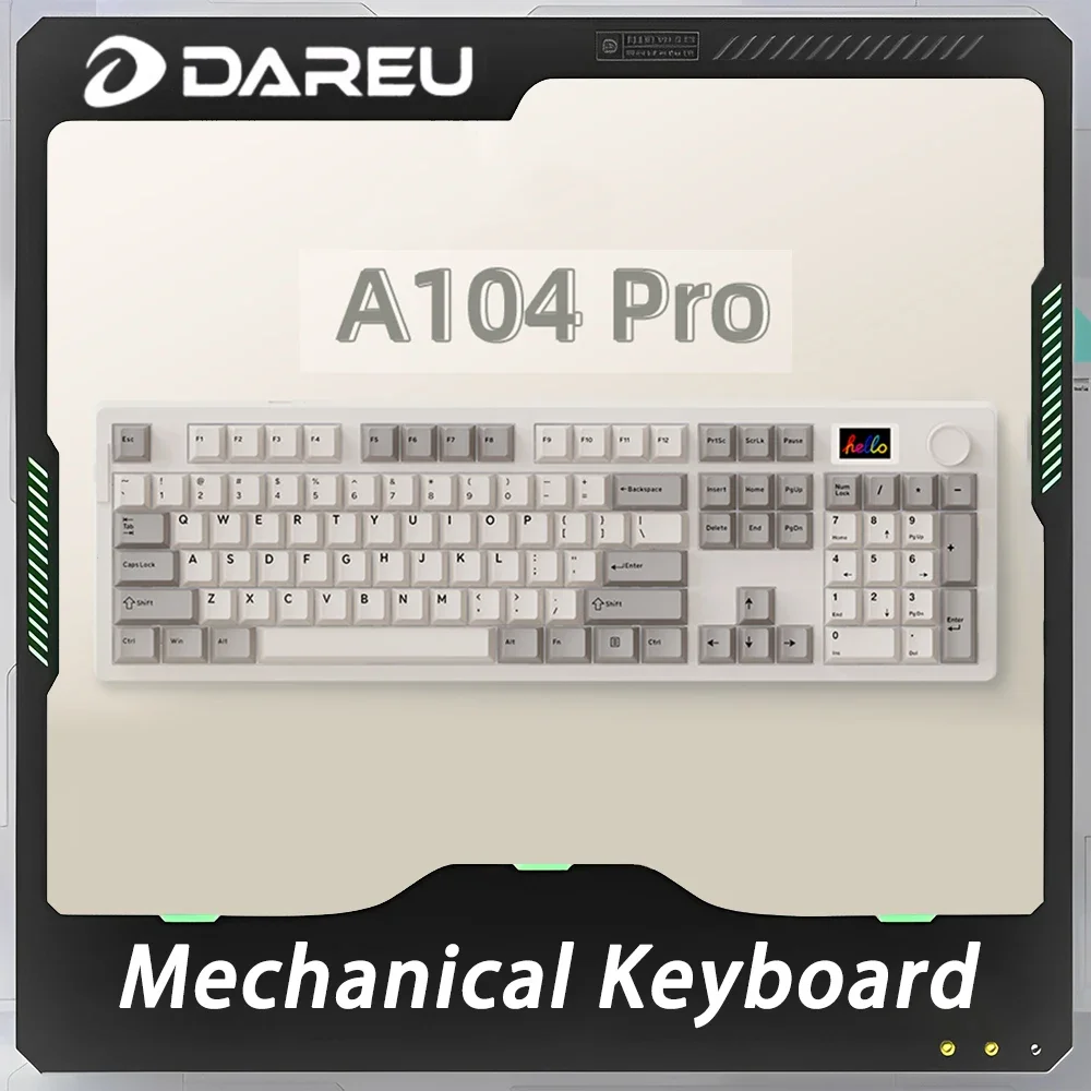 DAREU A104PRO Mechanical Keyboard Custom Screen Multifunctional Knob RGB 8KHZ Gaming Keyboard Hot Swap Pc Gamer Mac Office Gifts
DAREU A104PRO Mechanical Keyboard Custom Screen Multifunctional Knob RGB 8KHZ Gaming Keyboard Hot Swap Pc Gamer Mac Office Gifts