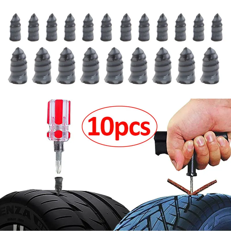 10Pcs Vacuum Tyre Repair Nails for Car Trucks Motorcycle Scooter Bike Tire Puncture Repair Tubeless Rubber Nails Repair Tools
10Pcs Vacuum Tyre Repair Nails for Car Trucks Motorcycle Scooter Bike Tire Puncture Repair Tubeless Rubber Nails Repair Tools