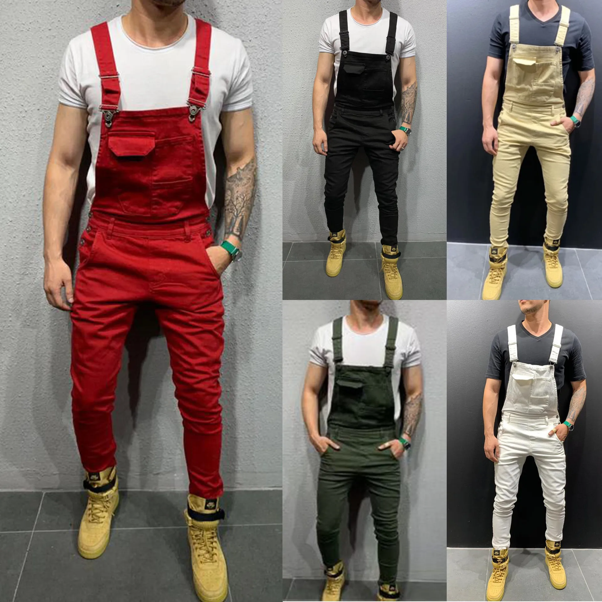 Men Ripped Denim Jeans Fashion Work Cargo Pants Y2K Spring Autumn New Mens Overalls Dungarees Bib Pants Jumpsuit Salopette Homme
Men Ripped Denim Jeans Fashion Work Cargo Pants Y2K Spring Autumn New Mens Overalls Dungarees Bib Pants Jumpsuit Salopette Homme