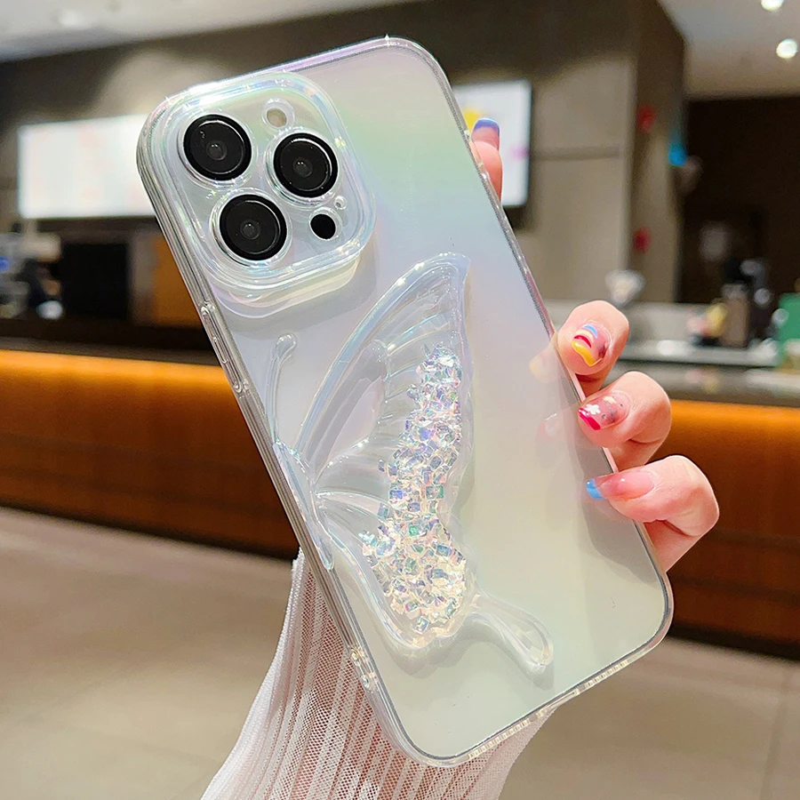 Cute Transparent Gradient Soft Covers For iPhone 15 14 13 12 11 Pro Max Lens Protection Butterfly Glitter Quicksand Phone Cases
Cute Transparent Gradient Soft Covers For iPhone 15 14 13 12 11 Pro Max Lens Protection Butterfly Glitter Quicksand Phone Cases