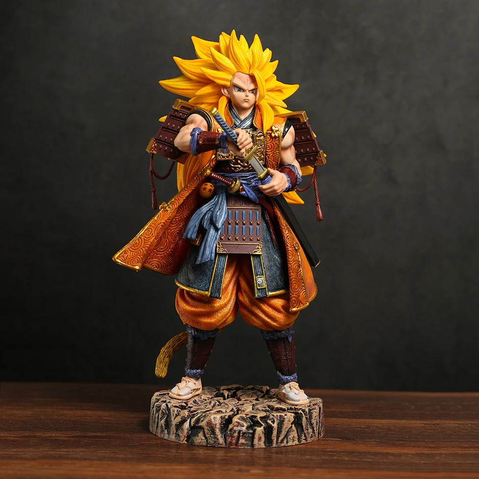 31cm DragonBall Samurai Super Saiyan 3 Son Goku Collectible Figure Model Doll Toy Figurals Brinquedos
31cm DragonBall Samurai Super Saiyan 3 Son Goku Collectible Figure Model Doll Toy Figurals Brinquedos