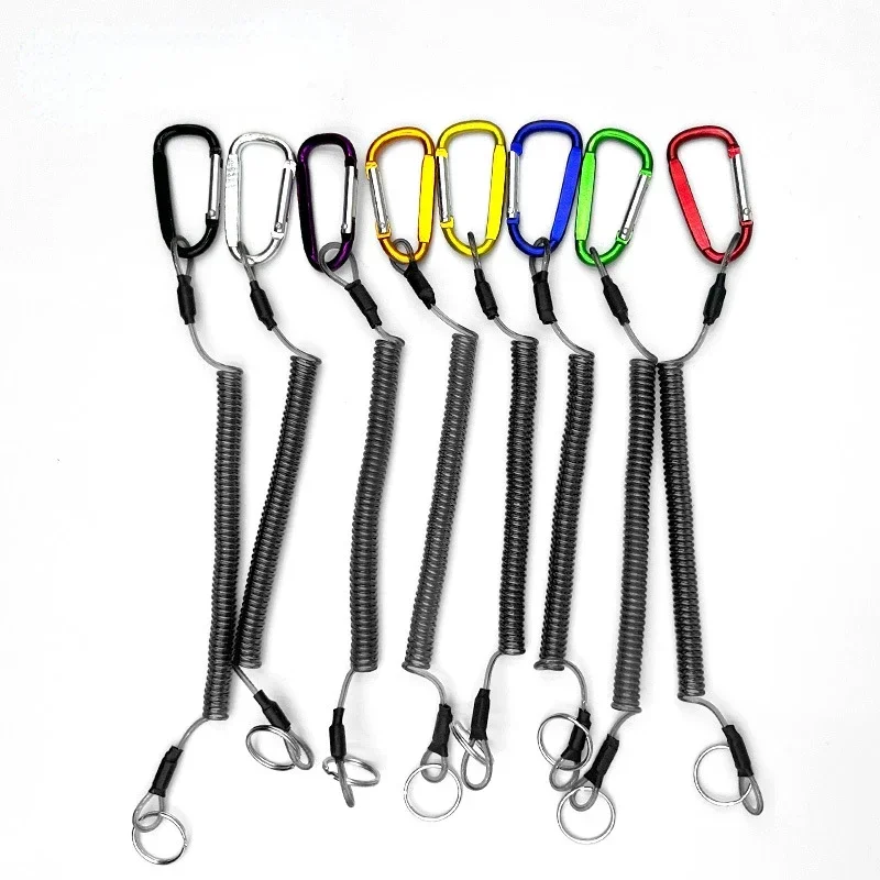 PVC Steel Wires Fishing Lanyard Wire Retractable Fishing Rod Protector Rope Release Rope Aluminum Metal Snap PVC
PVC Steel Wires Fishing Lanyard Wire Retractable Fishing Rod Protector Rope Release Rope Aluminum Metal Snap PVC