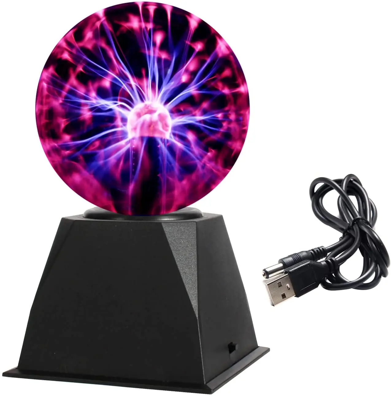 Magic Plasma Ball Lamp - Touch & Sound Sensitive Interactive Plasma Lamp, Science Educational Gift for Decorations/Parties
Magic Plasma Ball Lamp - Touch & Sound Sensitive Interactive Plasma Lamp, Science Educational Gift for Decorations/Parties