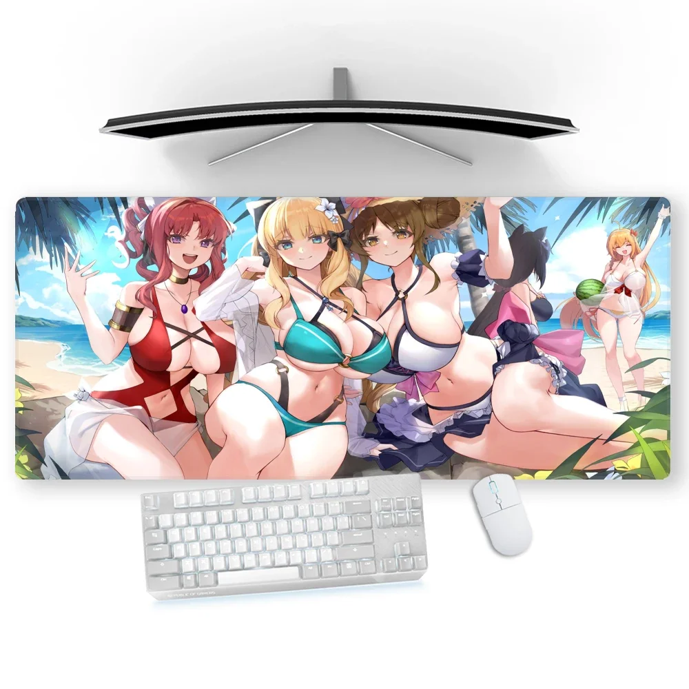 

Boobs Mouse Pad Adult Racy Alluring Sexy Play Mat Anime Breast Deskmat Large Girl Rugs Gaming Mousepad Busty Desktop Accessories