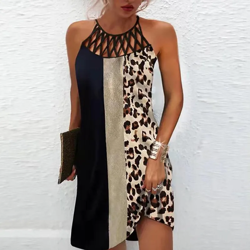 Spring/Summer New Ethnic Style Positioning Printing Mesh Strap Sleeveless Casual Dress Woman Fashion Loose Hollow Mini Vestidos
Spring/Summer New Ethnic Style Positioning Printing Mesh Strap Sleeveless Casual Dress Woman Fashion Loose Hollow Mini Vestidos