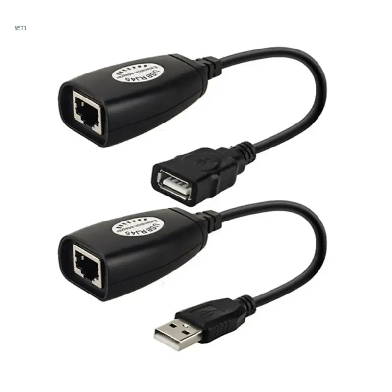 USB To RJ45 Extension Cable Ethernet Extender USB Extension 50M Distance RJ45 Cat5e/6 Cable LAN Adapter Over Repeater
USB To RJ45 Extension Cable Ethernet Extender USB Extension 50M Distance RJ45 Cat5e/6 Cable LAN Adapter Over Repeater