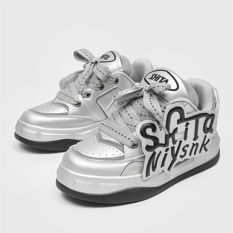 

Street hip-hop Skate shoes Men woman Casual Sneakers 2023 Male Walking Sport Shoes Outdoor Sneakers Male Soft Sole Walking Shoes