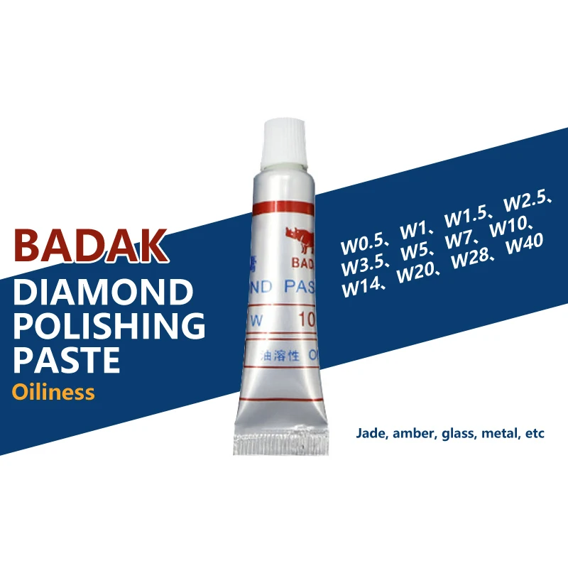 1pcs W0.5 ~40 Diamond Abrasive Paste Grit 320-10000 Needle Tube Grinding Polishing Metal Glass Jade Amber Buffing Micron Tools
1pcs W0.5 ~40 Diamond Abrasive Paste Grit 320-10000 Needle Tube Grinding Polishing Metal Glass Jade Amber Buffing Micron Tools