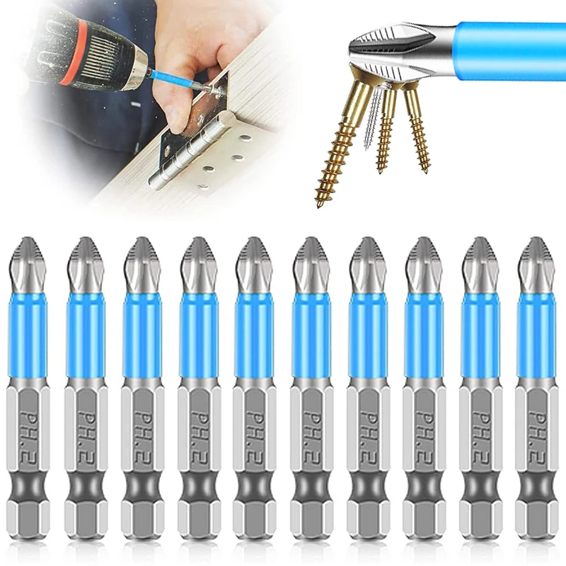 Magnetic PH2 Screwdriver Drill Bits Set Anti Slip Screw Extractor Magnetic Screwdriver Bit Set Hand Tool Cross Phillips Head Bit 
Magnetic PH2 Screwdriver Drill Bits Set Anti Slip Screw Extractor Magnetic Screwdriver Bit Set Hand Tool Cross Phillips Head Bit