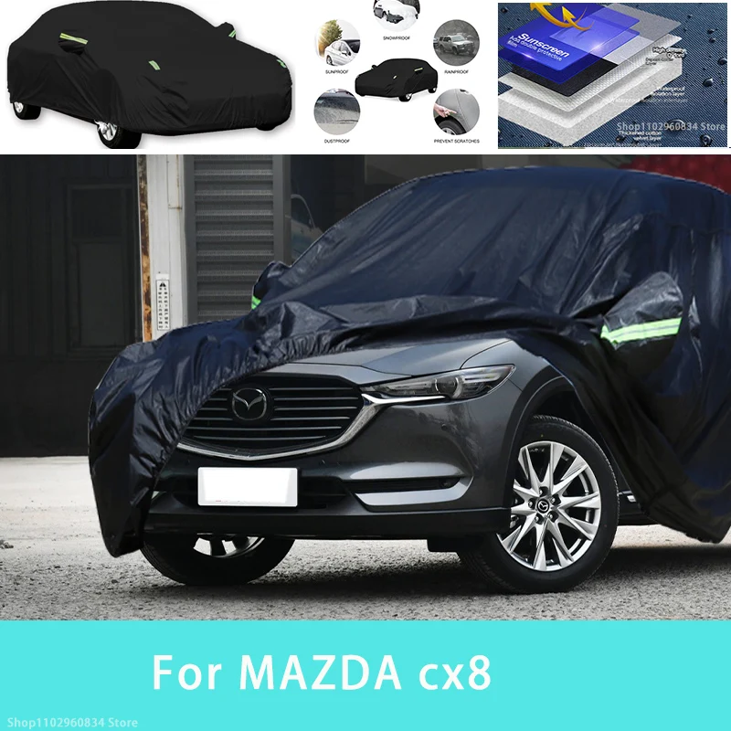 Наружная защита для MAZDA cx8, полные автомобильные Чехлы, снежный чехол, Солнцезащитный водонепроницаемый пыленепроницаемый внешний автомобильный аксессуар
Наружная защита для MAZDA cx8, полные автомобильные Чехлы, снежный чехол, Солнцезащитный водонепроницаемый пыленепроницаемый внешний автомобильный аксессуар