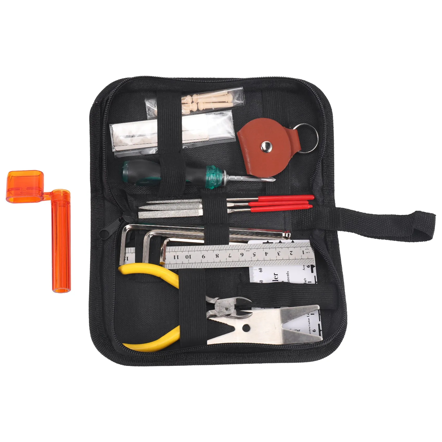 26 Pcs Guitar Repairing Maintenance Tool Kit, Guitar Care Cleaning Tool Kit for Guitar Ukulele Bass Mandolin Banjo
26 Pcs Guitar Repairing Maintenance Tool Kit, Guitar Care Cleaning Tool Kit for Guitar Ukulele Bass Mandolin Banjo