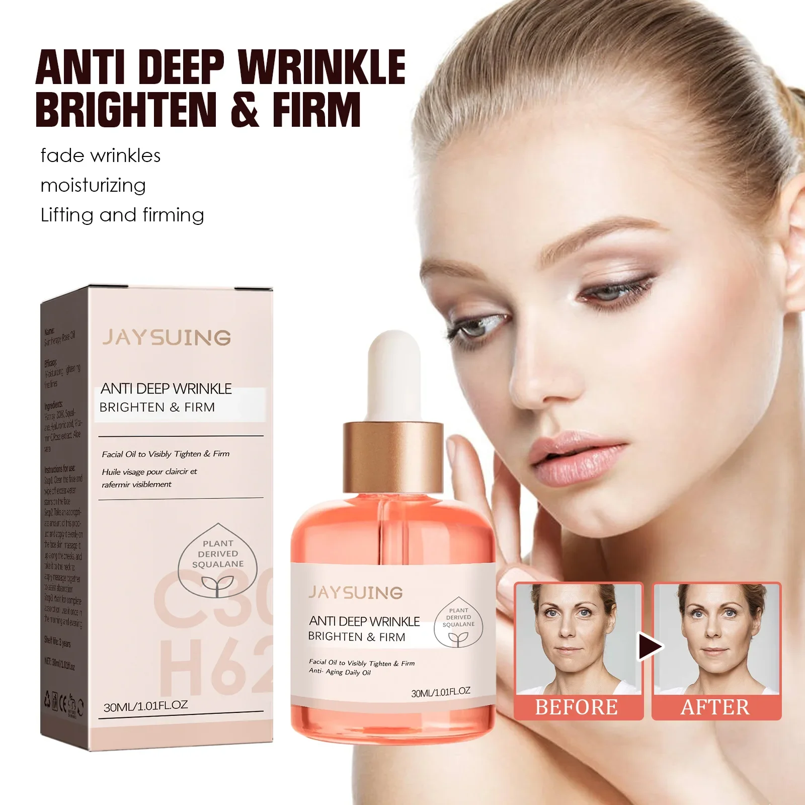 Rose Anti Wrinkle essence Moisturizes Firms Softens Skin Fades Fine Lines Raises Head Lines Anti Wrinkle essence Freeshipping
Rose Anti Wrinkle essence Moisturizes Firms Softens Skin Fades Fine Lines Raises Head Lines Anti Wrinkle essence Freeshipping