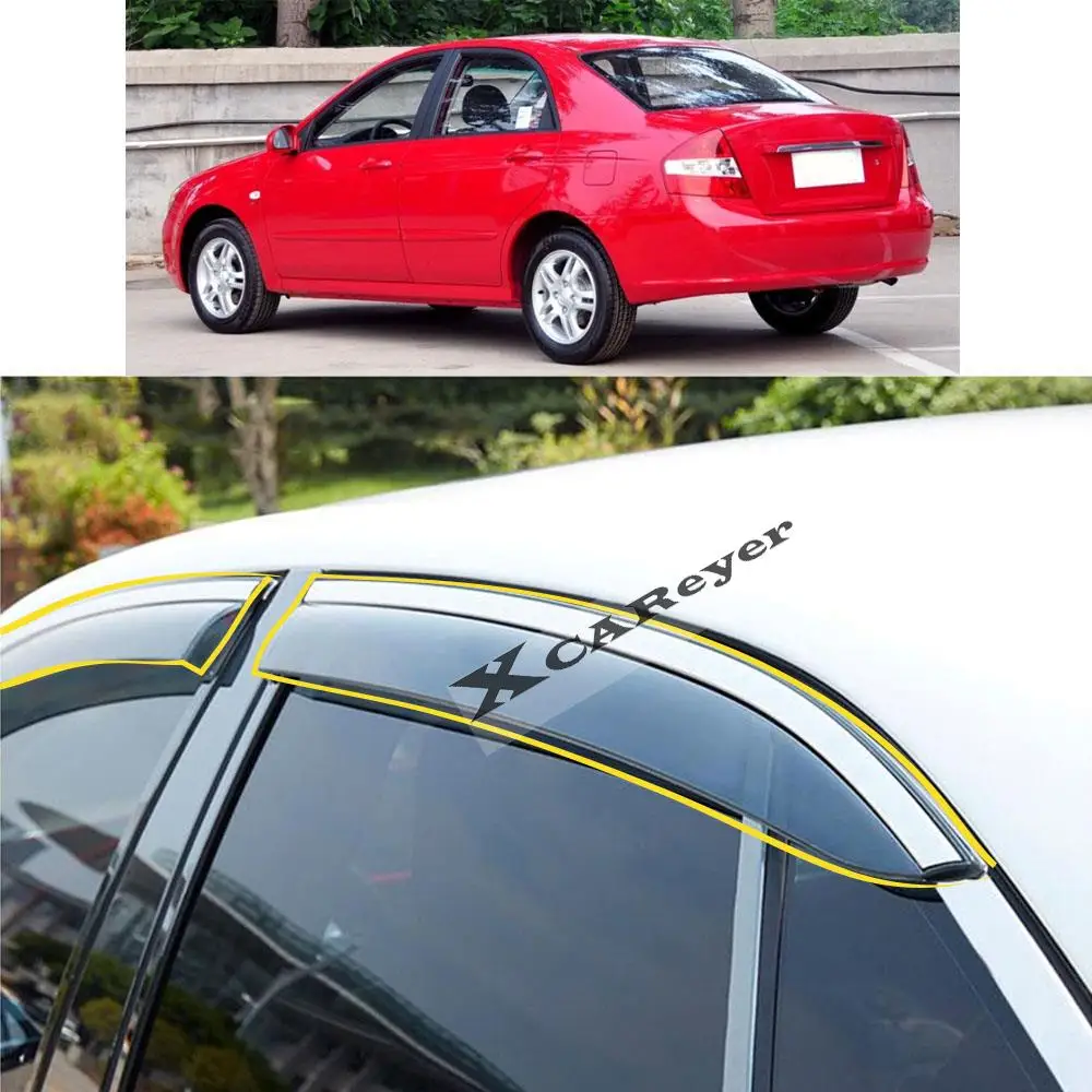 For KIA Cerato Sedan 2007 2008 2009 2010 2011 2012 2013-2015 Car Sticker Plastic Window Glass Wind Visor Rain/Sun Guard Vent
For KIA Cerato Sedan 2007 2008 2009 2010 2011 2012 2013-2015 Car Sticker Plastic Window Glass Wind Visor Rain/Sun Guard Vent