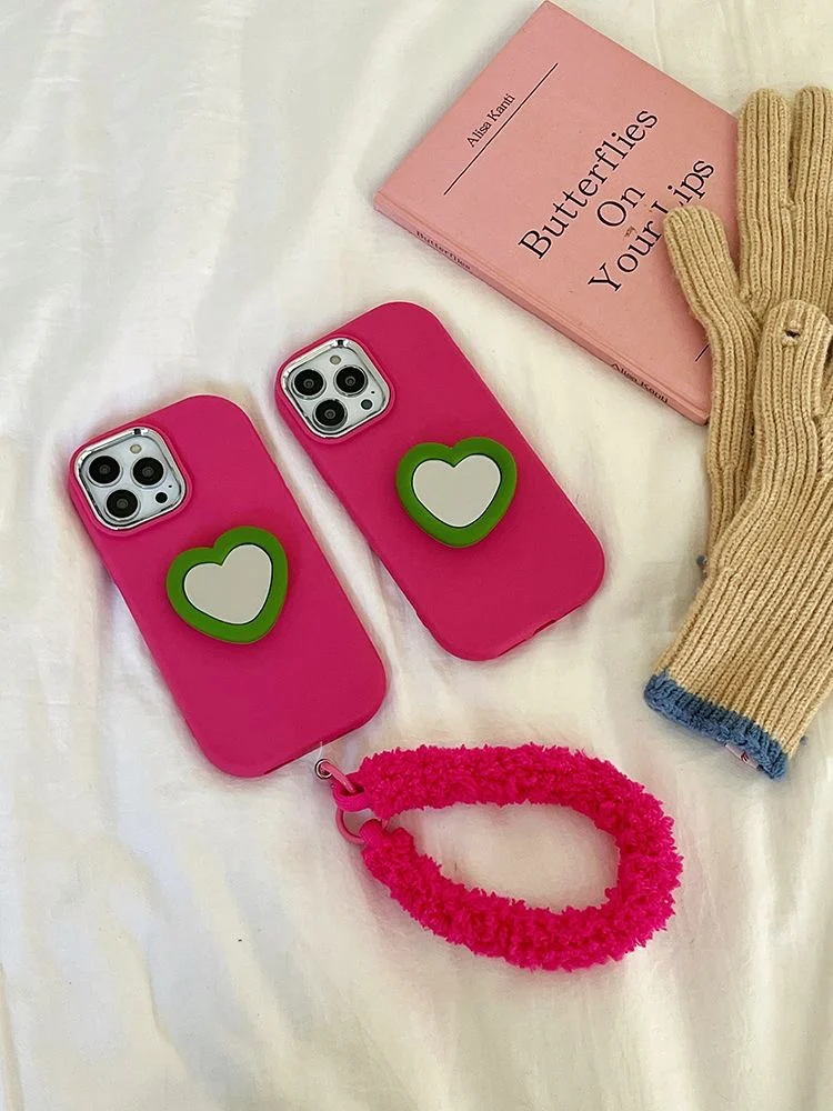 INS Heart Mirror Phone Case for Iphone 15 14 13 12 11 Pro Max 7 8 14 15 Plus X XS Max XR Plush Chain Stand Silicone Phone Cover
INS Heart Mirror Phone Case for Iphone 15 14 13 12 11 Pro Max 7 8 14 15 Plus X XS Max XR Plush Chain Stand Silicone Phone Cover