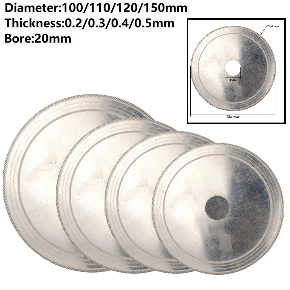Ceramic Tile Marble Cutting Cutting Disc Power Rotory Tools Ultra-thin 0.2/0.3/0.4/0.5mm Glass Cutting Disc High Quality
Ceramic Tile Marble Cutting Cutting Disc Power Rotory Tools Ultra-thin 0.2/0.3/0.4/0.5mm Glass Cutting Disc High Quality