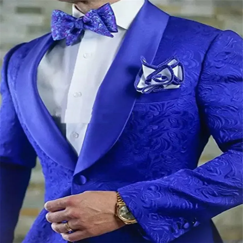 Cheap And Fine Royal Blue Groomsmen Shawl Lapel Groom Tuxedos Men Suits Wedding/Prom/Dinner Best Man Blazer(Jacket+Pants+Tie)
Cheap And Fine Royal Blue Groomsmen Shawl Lapel Groom Tuxedos Men Suits Wedding/Prom/Dinner Best Man Blazer(Jacket+Pants+Tie)