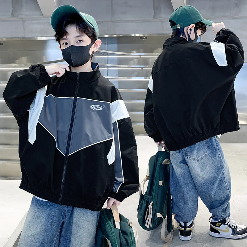 Children's Jacket Boy Girls Spring Autumn outerwear for kids Long Sleeve Coat Boys Hooded Clothes Teenager Outfit
Children's Jacket Boy Girls Spring Autumn outerwear for kids Long Sleeve Coat Boys Hooded Clothes Teenager Outfit