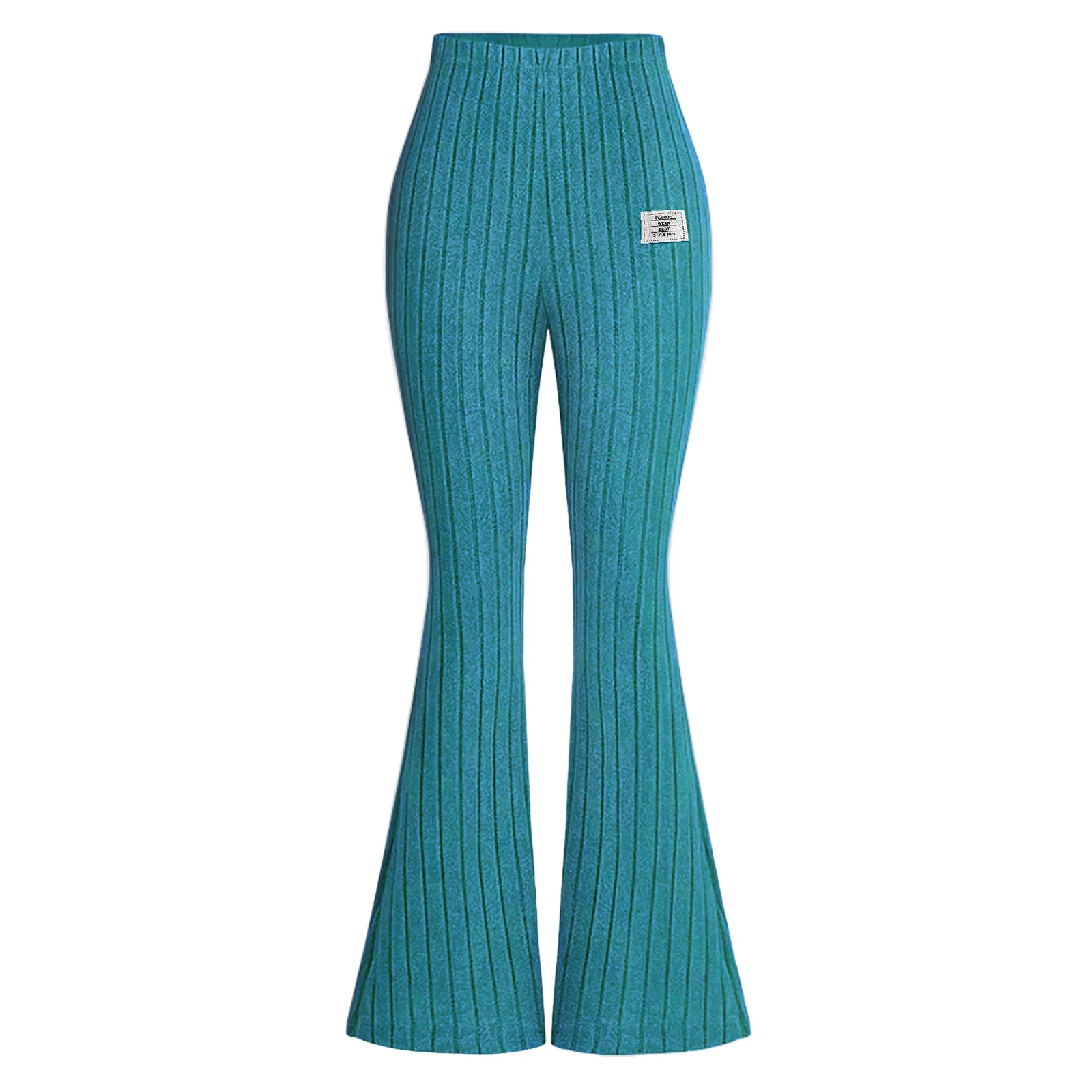 بنطلونات ضيقة مزينة بالزهور للفتيات، سراويل واسعة متعددة الاستخدامات من القماش المطاطي المنسوج، بنطلونات يوجا مخططة للفتيات بنطلونات ضيقة مزينة بالزهور للفتيات، سراويل واسعة متعددة الاستخدامات من القماش المطاطي المنسوج، بنطلونات يوجا مخططة للفتيات