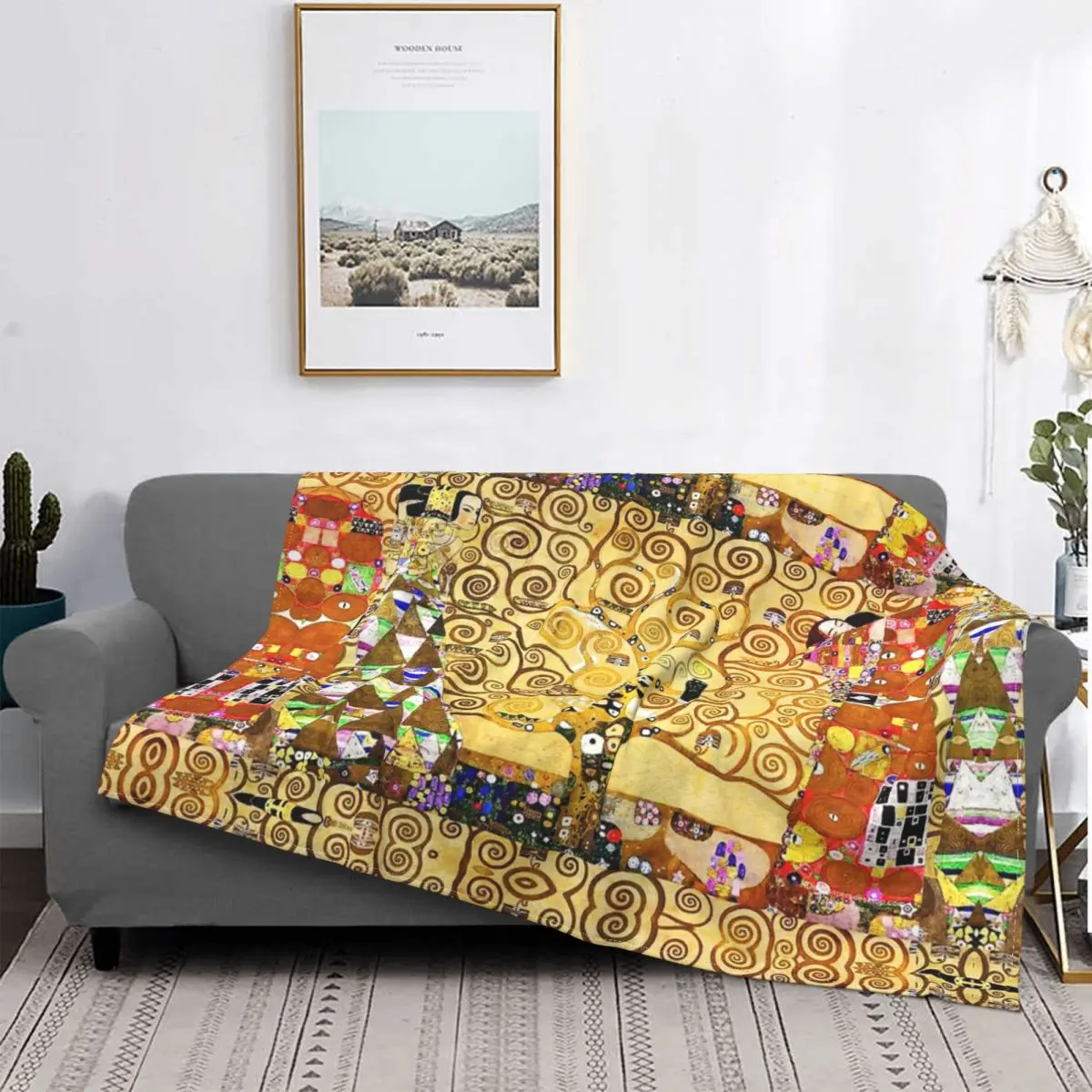 Tree Of Life Stoclet Frieze Gustav Klimt Blankets Fleece Novelty Warm Throw Blanket for Bedspread Autumn/Winter
Tree Of Life Stoclet Frieze Gustav Klimt Blankets Fleece Novelty Warm Throw Blanket for Bedspread Autumn/Winter