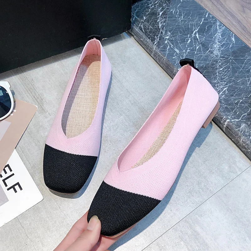 2022 New Women's Ballet Flats Breathable Knit Square Toe Moccasin Chunky Heel Melancholy Ballet Flats Light Size 35-40 Zapatos
2022 New Women's Ballet Flats Breathable Knit Square Toe Moccasin Chunky Heel Melancholy Ballet Flats Light Size 35-40 Zapatos