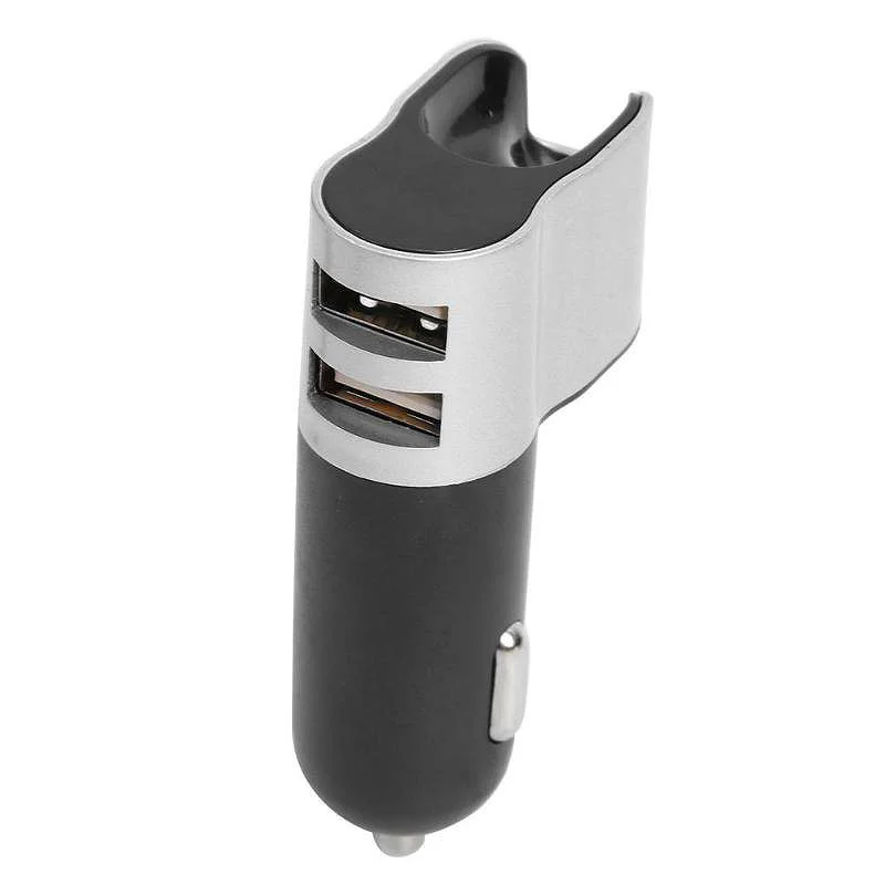 New Arrival Dual Usb Car Handsfree Fm Transmitter with Earphone |