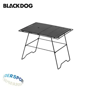 Blackdog 야외 IGT 테이블 캠핑 접이식 테이블, 휴대용 수관 그릇 홀더, 보관 랙, 캠핑 바베큐 피크닉 테이블